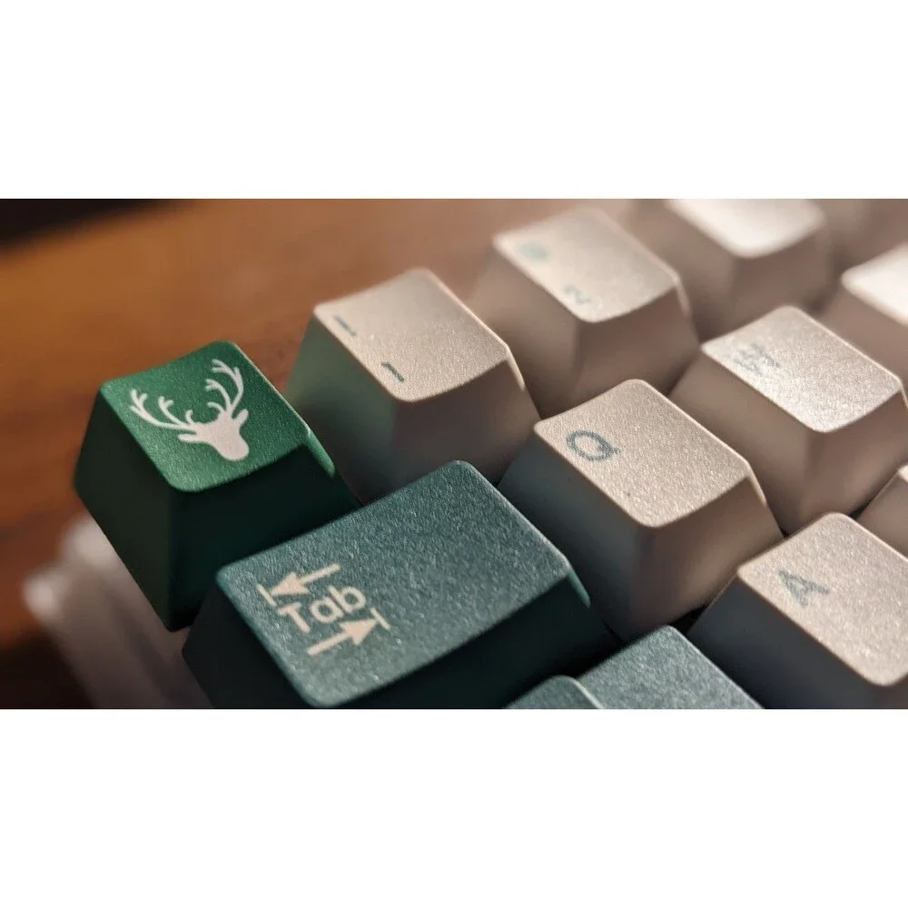 Wuque Studios x Ikki 68 Aurora R2 x Camping green mechanical keyboard BUILT